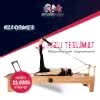 Stüdyo ve ev kullanımı için Reformer Pilates makinesi. Üretici firmayız. Türkiye geneli kargo, kurulum ve teknik destek ile profesyonel reformer çözümleri.